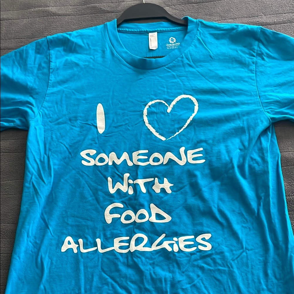 Blue and White Short Sleeve Tees